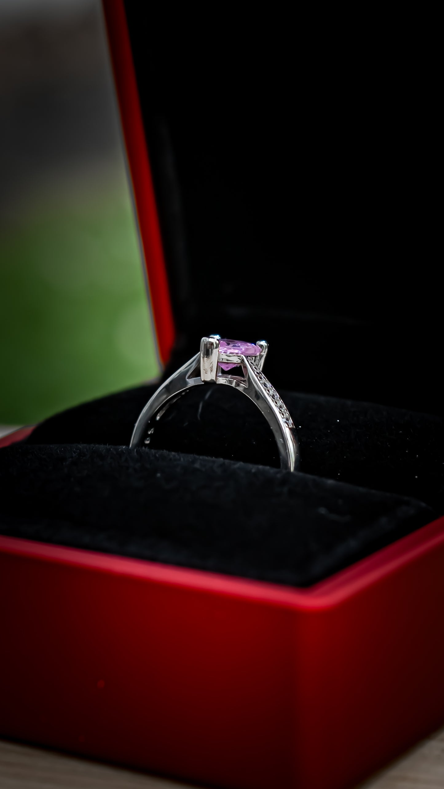 Herz Ring Rosa