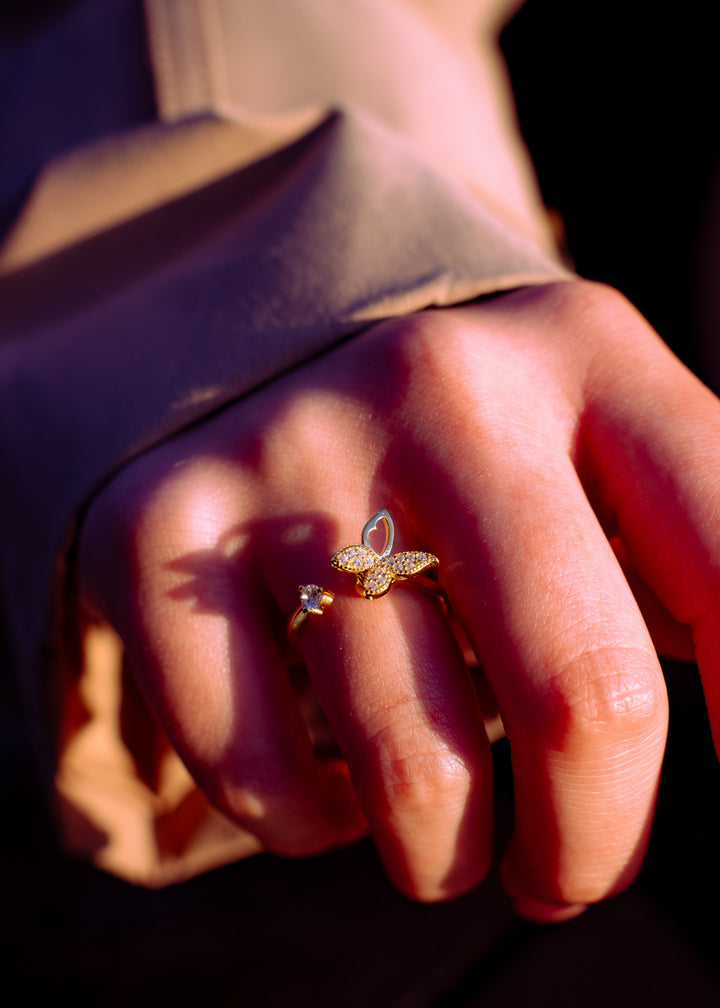 Butterfly Ring Gold