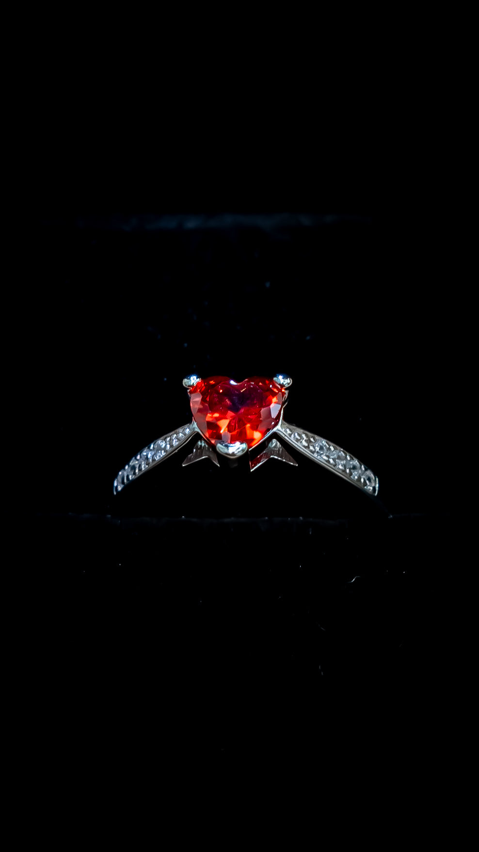 Herz Ring Rot