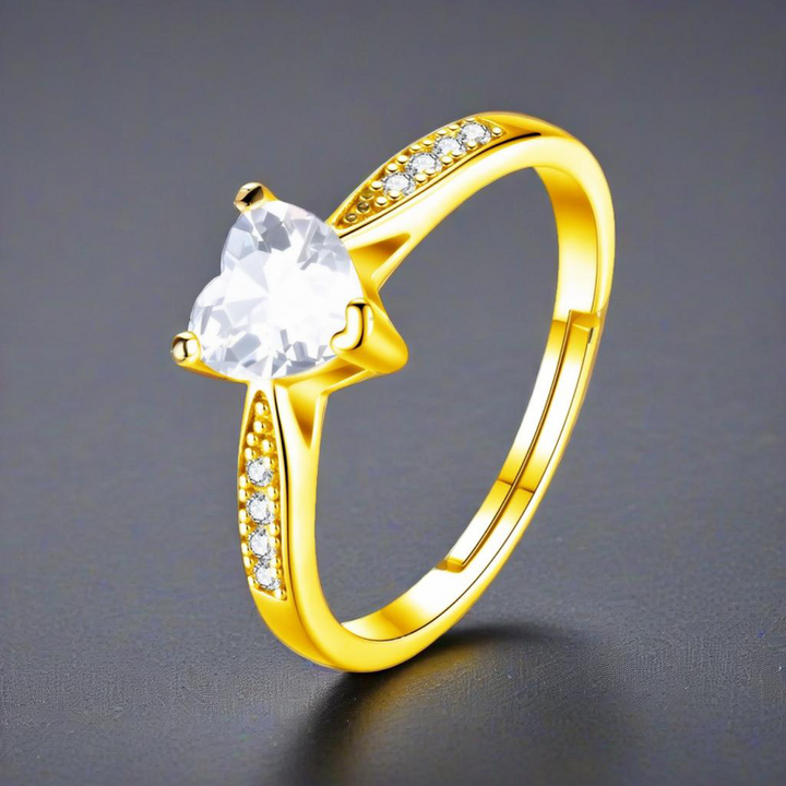 Herz Ring Gold