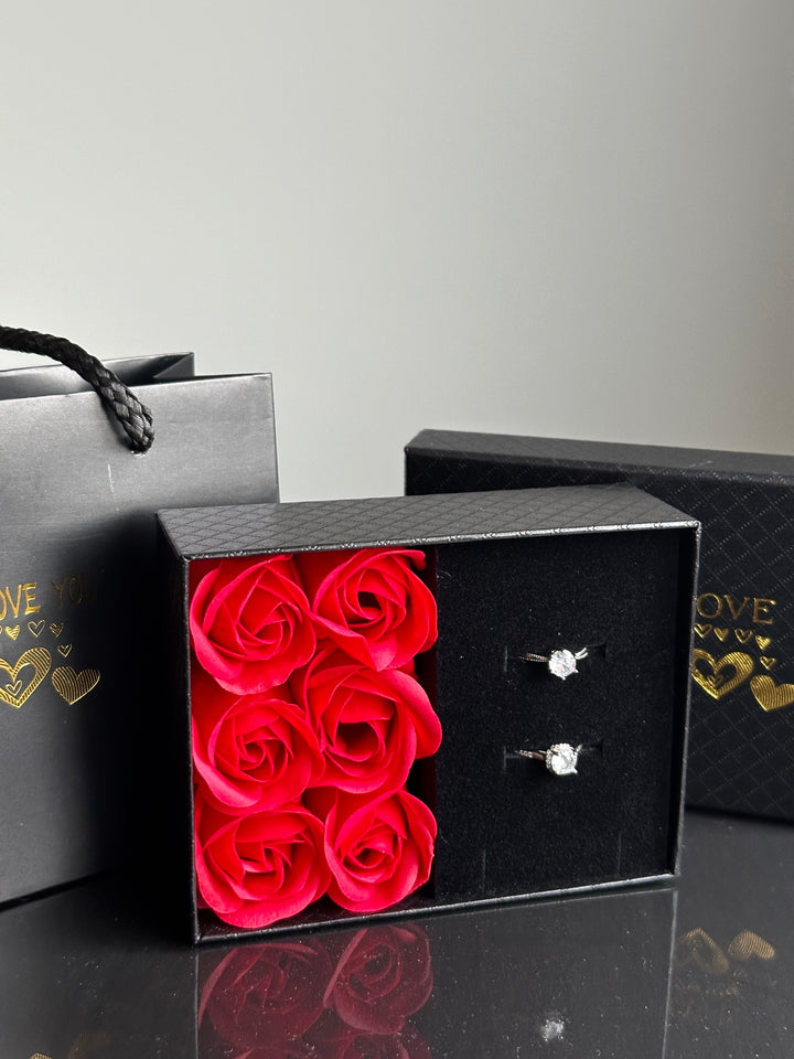 Mystery Ringe in Rosenbox - mypromisering