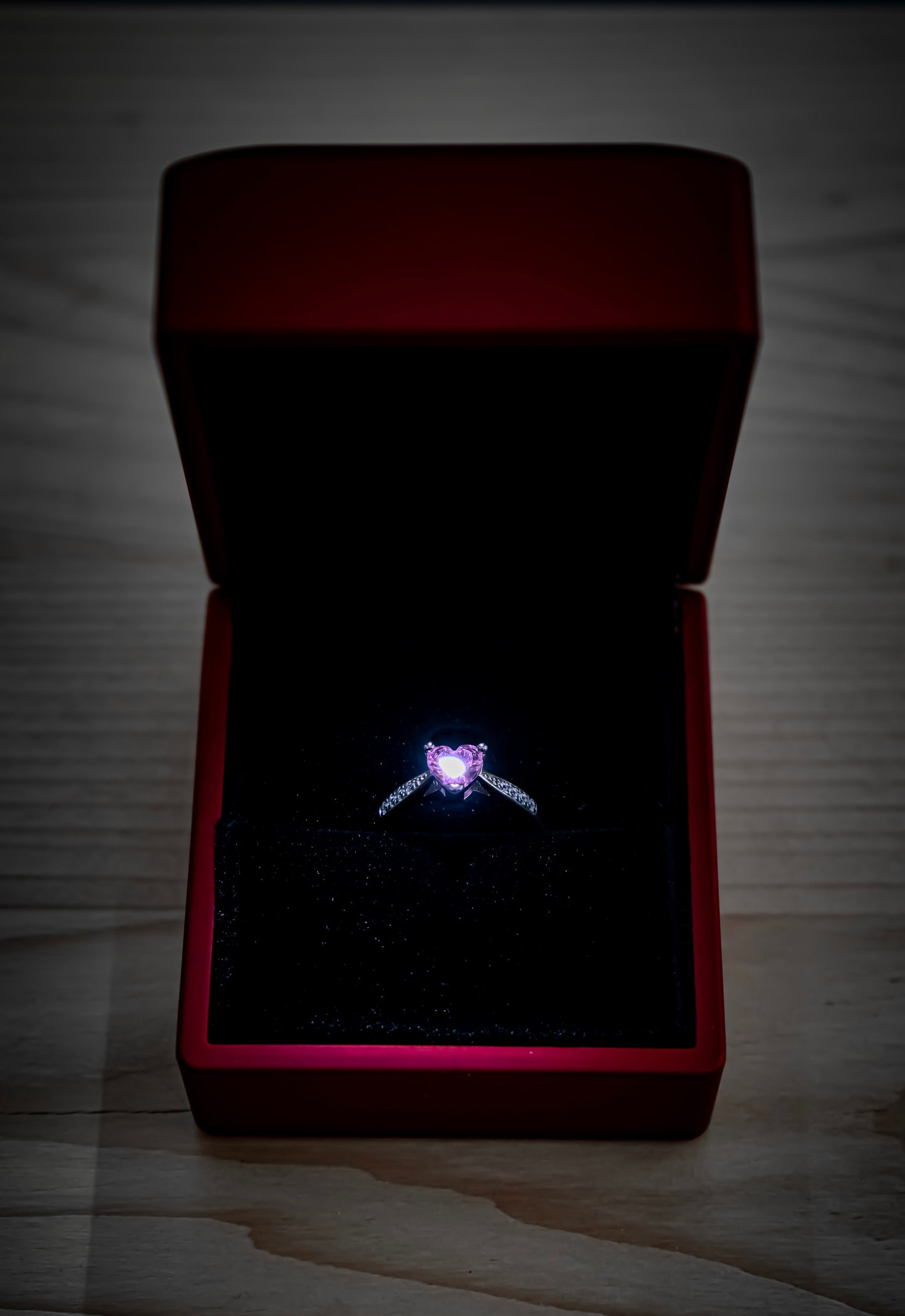 Herz Ring Rosa