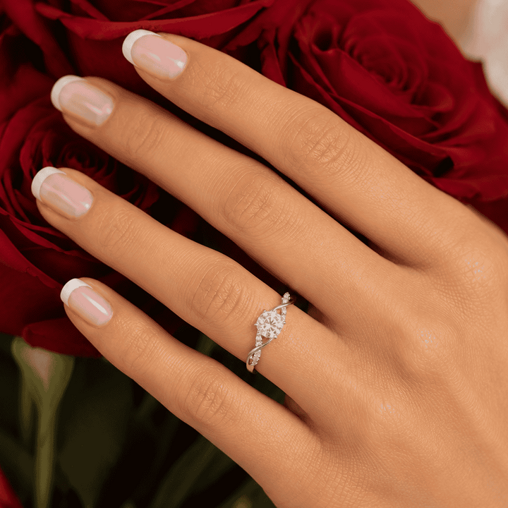 Mypromisering Princess Ring Silber