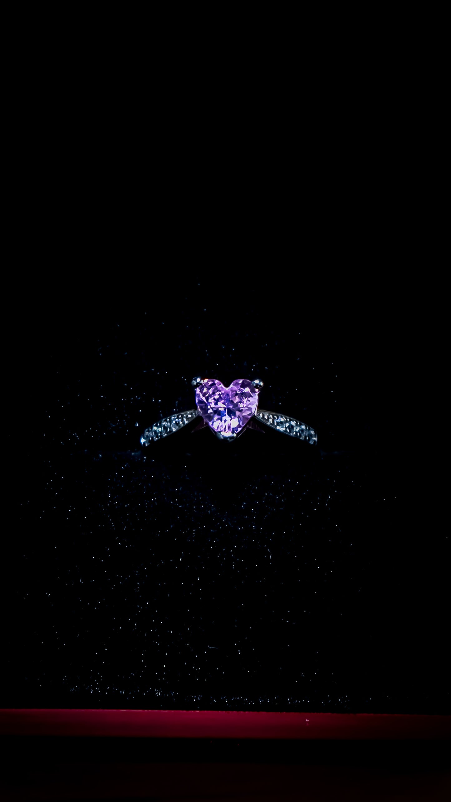 Herz Ring Rosa