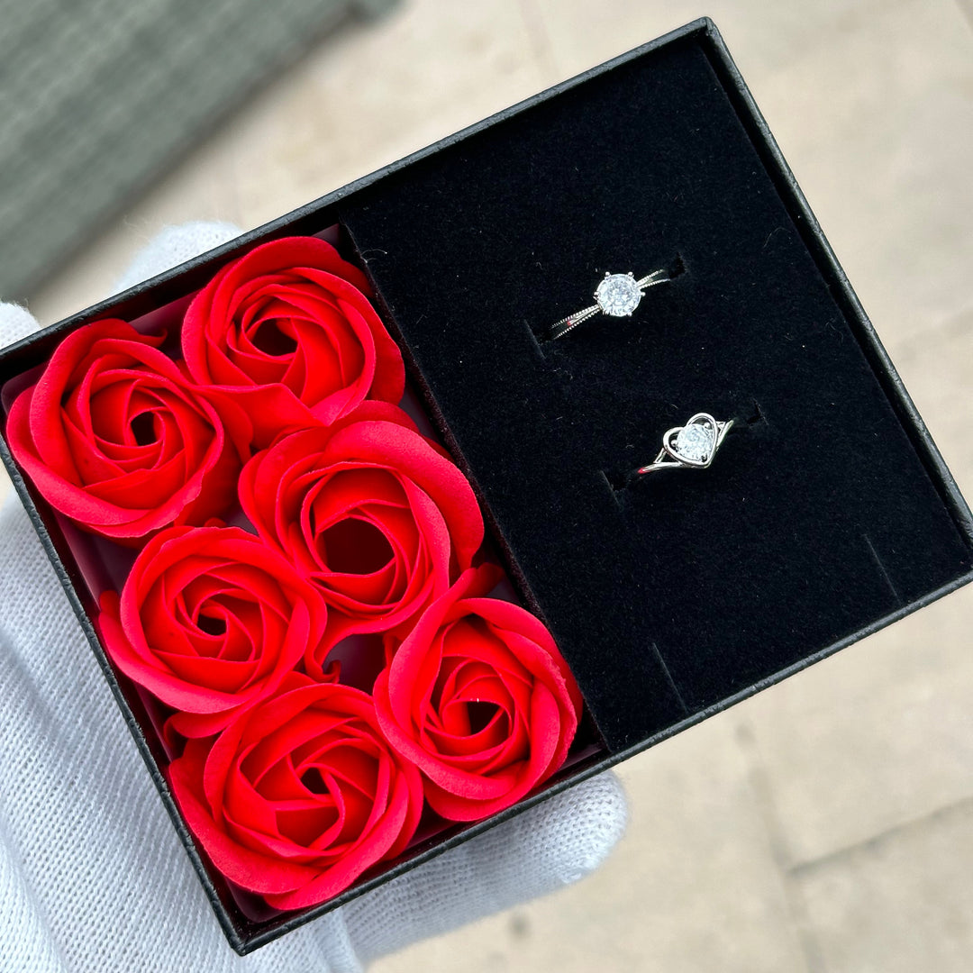 Mystery Ringe in Rosenbox - mypromisering