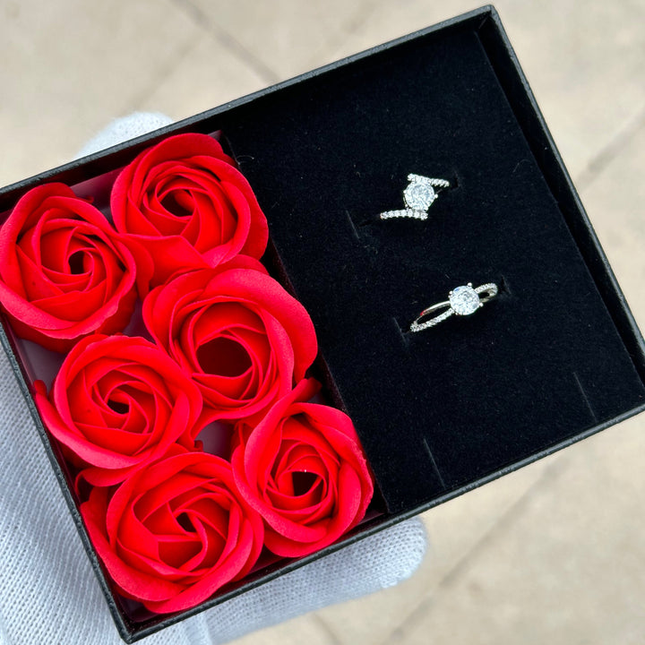 Mystery Ringe in Rosenbox - mypromisering