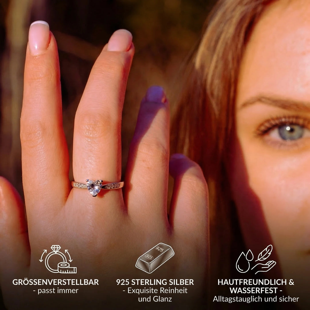 Herz Ring Silber 925