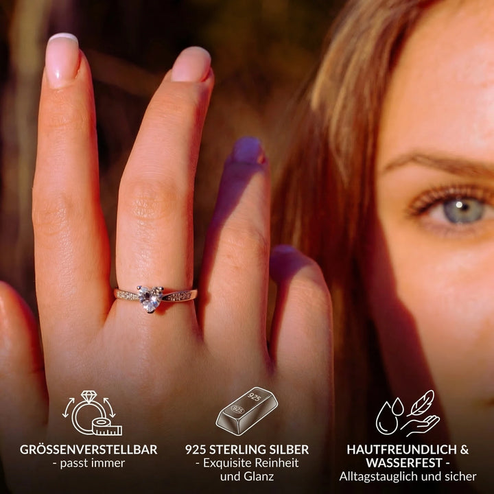 Herz Ring Silber 925