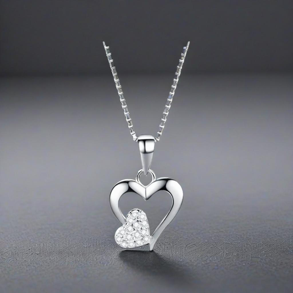 Herzkette-Mypromisering-Silber