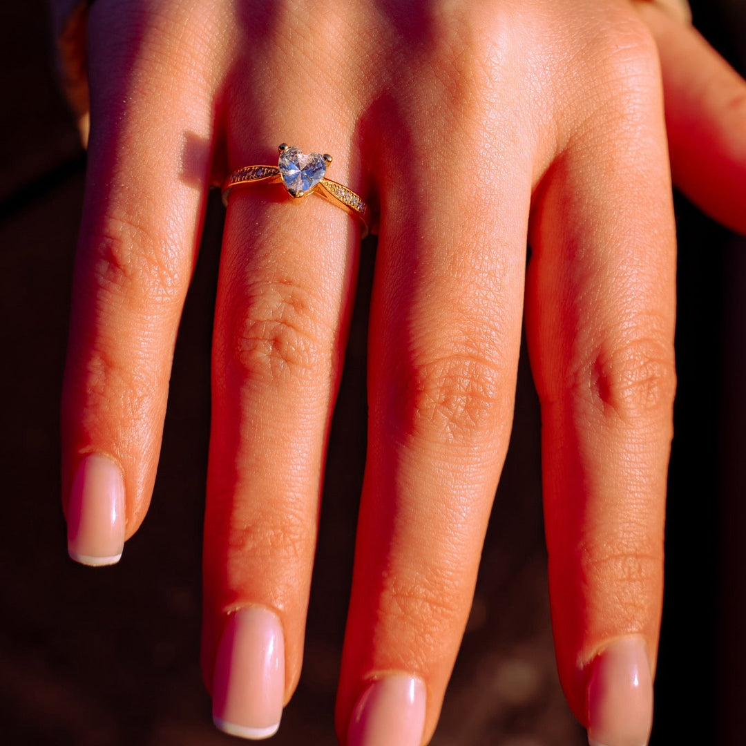Herz Ring Gold - mypromisering