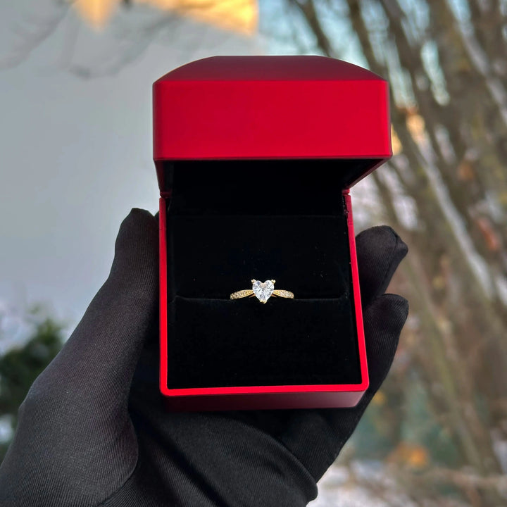 Herz Ring Gold
