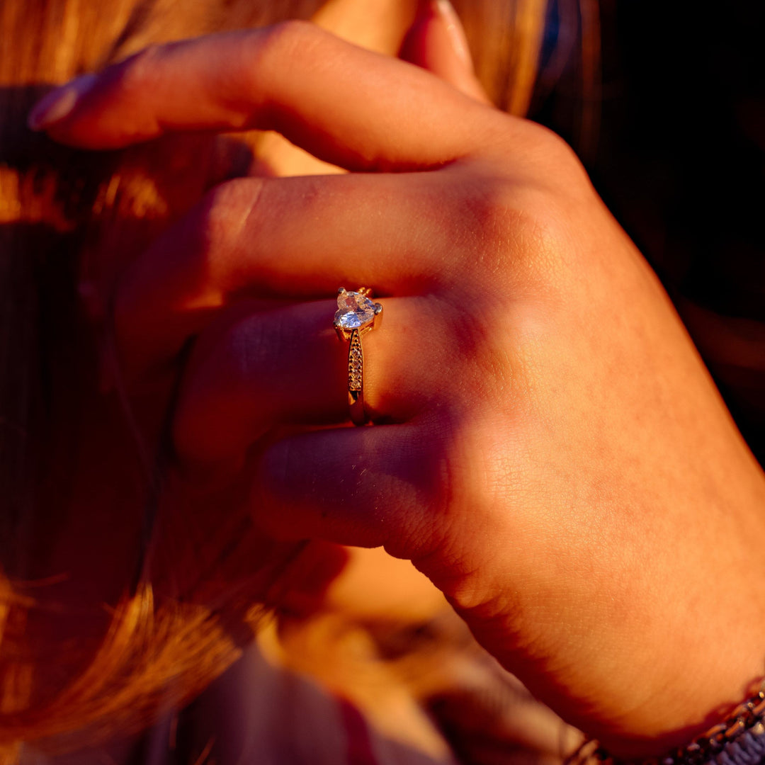 Herz Ring Gold