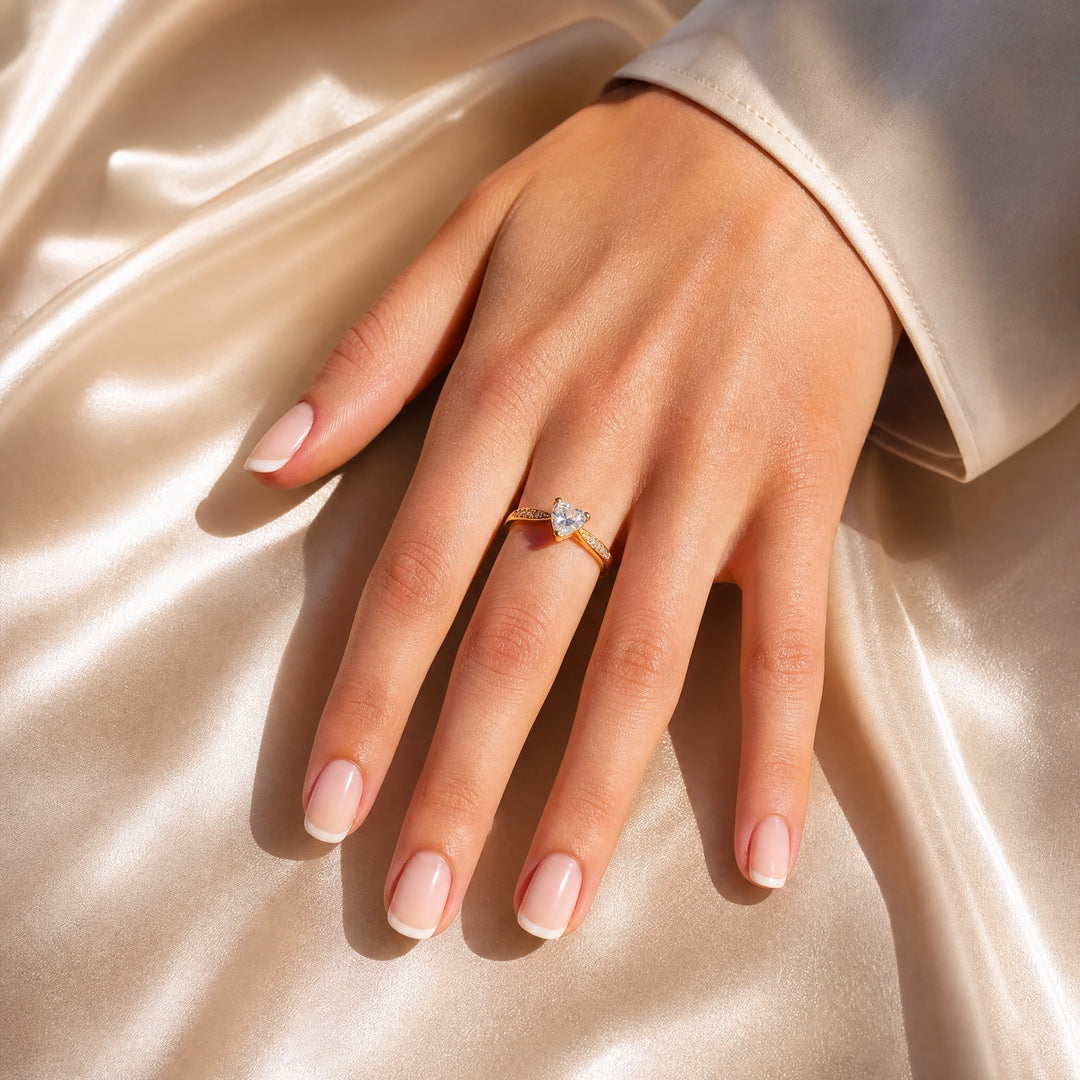 Herz Ring Gold