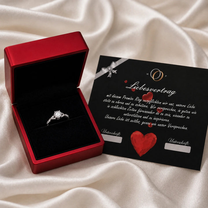 myprmisering princess ring silber moissanit