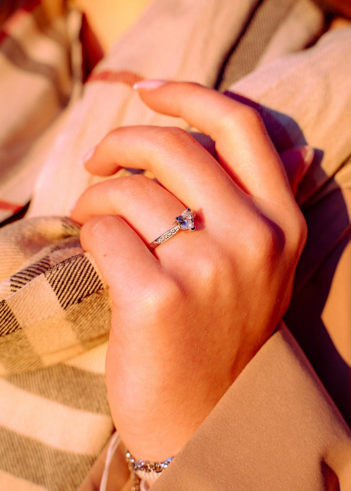 Romantischer Herz-Ring in Silber – ideal für besondere Anlässe